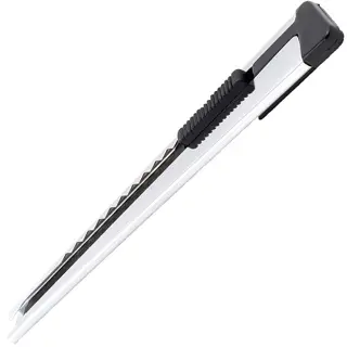 ALCO Cuttermesser 121 schmal mit 9-mm-Klinge silber
