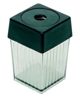 ALCO Dosenspitzer 3013 eckig schwarz/transparent