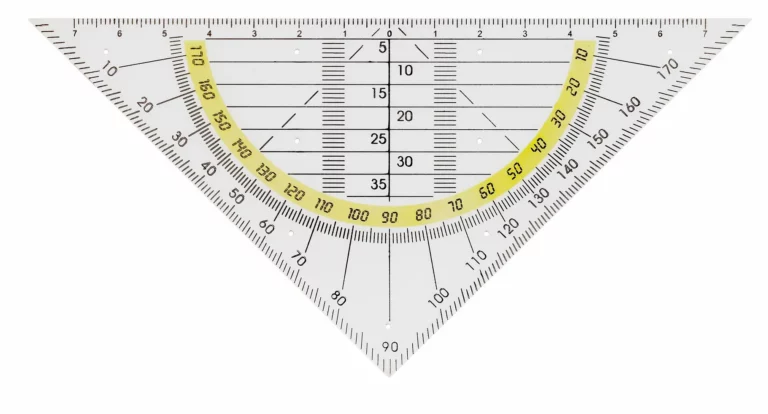 ALCO Geodreieck 1578 ohne Griff 16 cm transparent