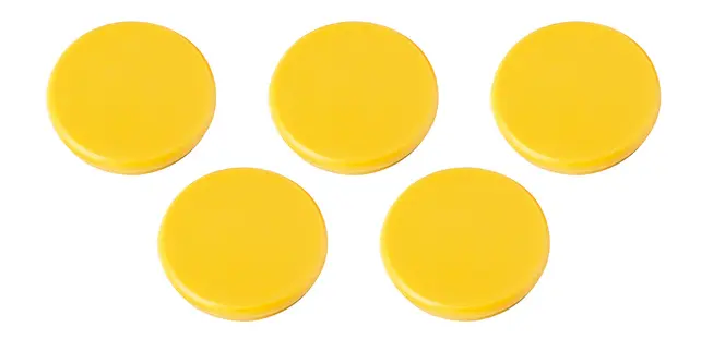 ALCO Magnete 685 10 Stück Ø 40 mm gelb