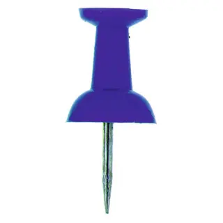 ALCO Pinnnadel 662 40 Stück 12 mm blau