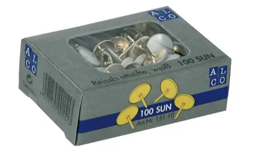 ALCO Reißnägel 151-10 100 Stück 9