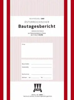 ALPINA Bautagebericht A10B A4 1x100 Blatt selbstdurchschreibend