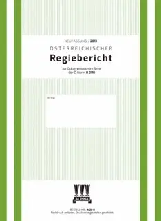 ALPINA Regiebericht A20B A4 1x50 Blatt