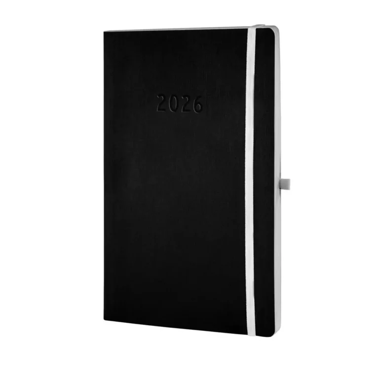 AVERY ZWECKFORM Buchkalender Wochenplan Chronobook 50926 64 Blatt A5 1 Woche/2 Seiten 2026 schwarz