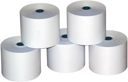 Additionsrolle 38/70/12 mm 45 lfm 60 g/m² weiß 5 Rollen