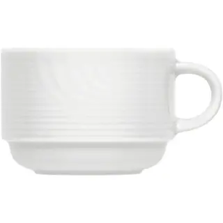 BAUSCHER Kaffeetasse Carat 180 ml stapelbar weiß
