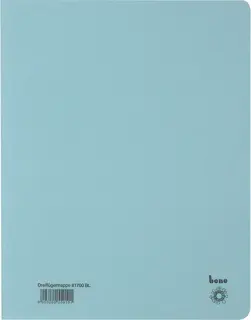 BENE Dreiflügelmappe 81700 A4 Recyclingkarton 250 g/m² 245 x 320 mm blau