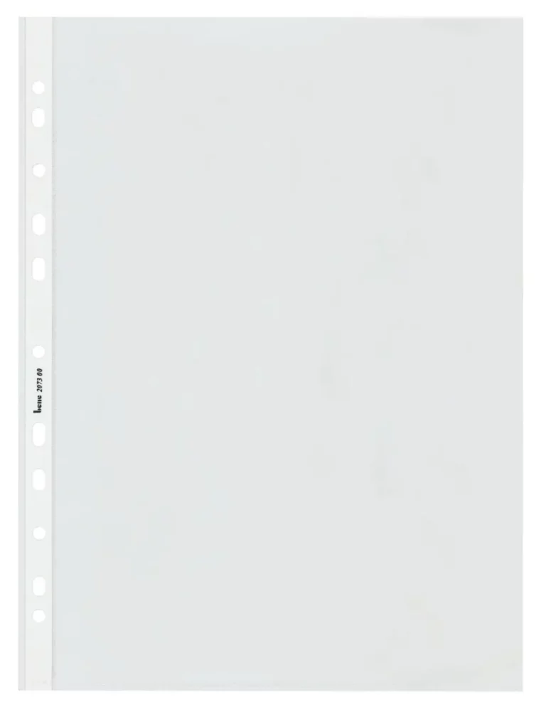 BENE Klarsichthülle 207300 100 Stück A4 oben offen PP 80 µm glatt transparent