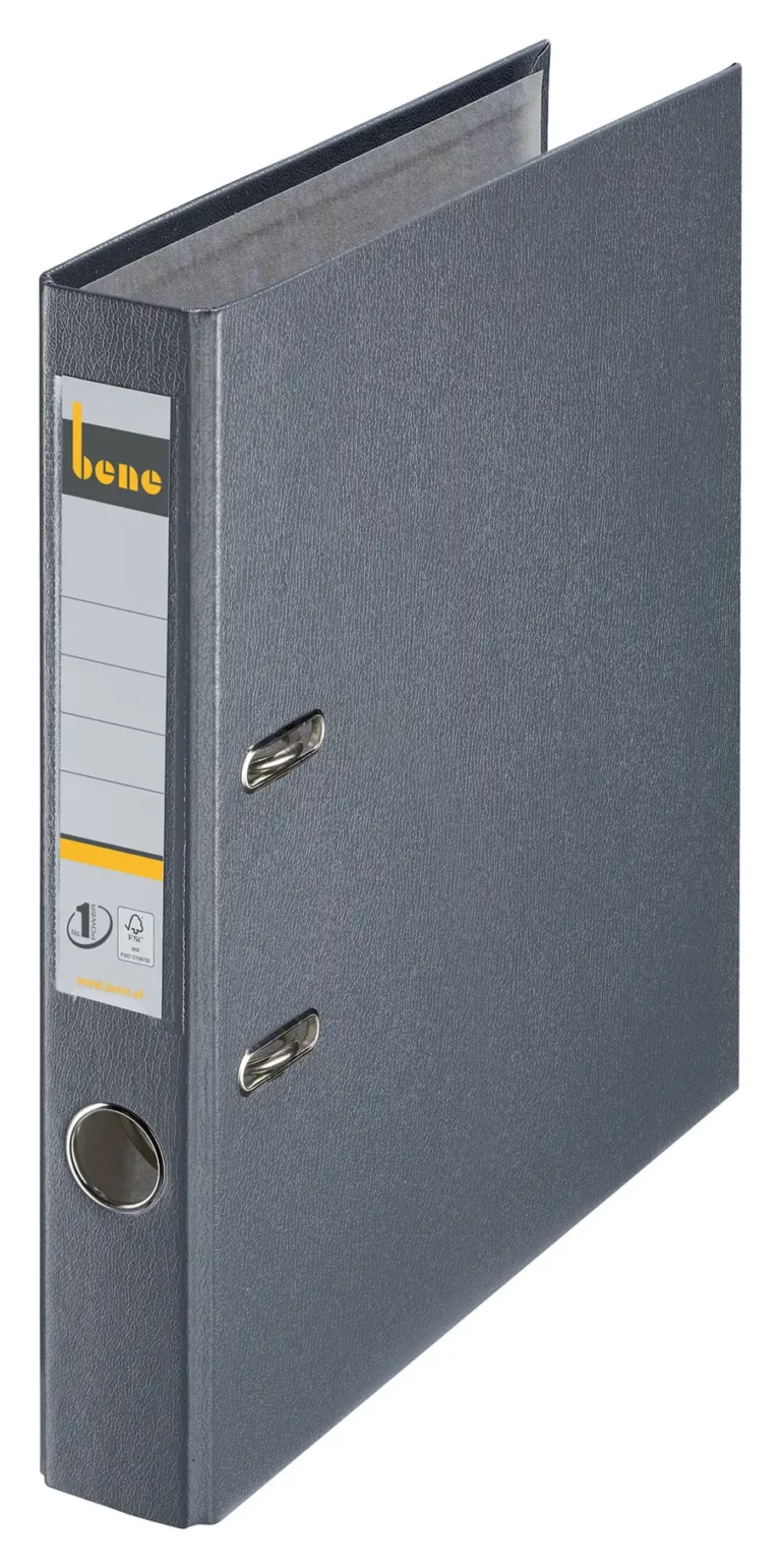 BENE Ordner 291600 A4 PP schmal 5 cm schiefer
