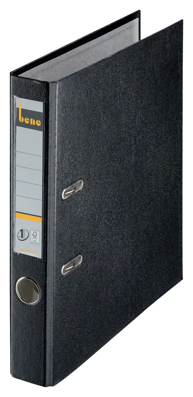 BENE Ordner 291600 A4 PP schmal 5 cm schwarz