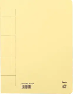 BENE Schnellhefter 81100 A4 Recyclingkarton 250 g/m² 245 x 320 mm gelb