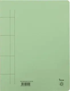 BENE Schnellhefter 81100 A4 Recyclingkarton 250 g/m² 245 x 320 mm grün