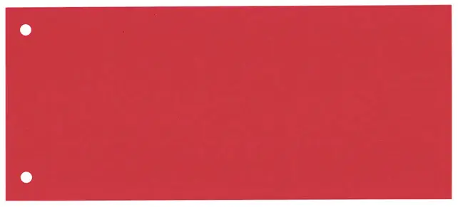 BENE Trennstreifen 201950 100 Stück Intensivkarton 180 g/m³ 24 x 10 cm rot