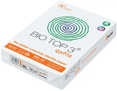 BIOTOP3® Kopierpapier Extra 500 Blatt A4 80 g/m² naturweiß