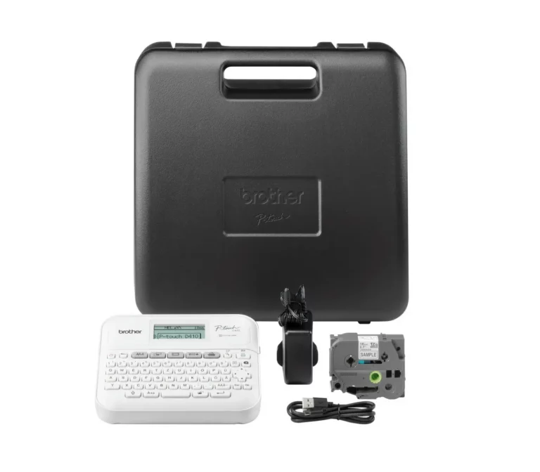 BROTHER Beschriftungsgerät P-Touch D410VP inkl. Zubehör für 3