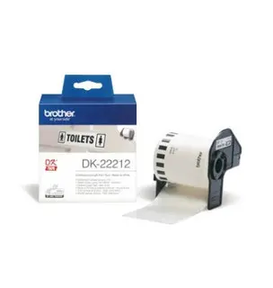 BROTHER Endlosetiketten DK-22212 auf Rolle permanent 62 mm x 15