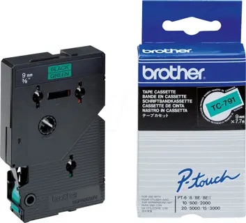 BROTHER Schriftband P-Touch TC-791 9 mm x 7