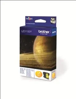 BROTHER Tintenpatrone LC-1100 325 Seiten gelb