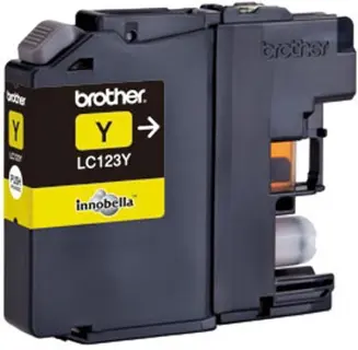 BROTHER Tintenpatrone LC-123 600 Seiten gelb