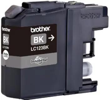 BROTHER Tintenpatrone LC-123 600 Seiten schwarz