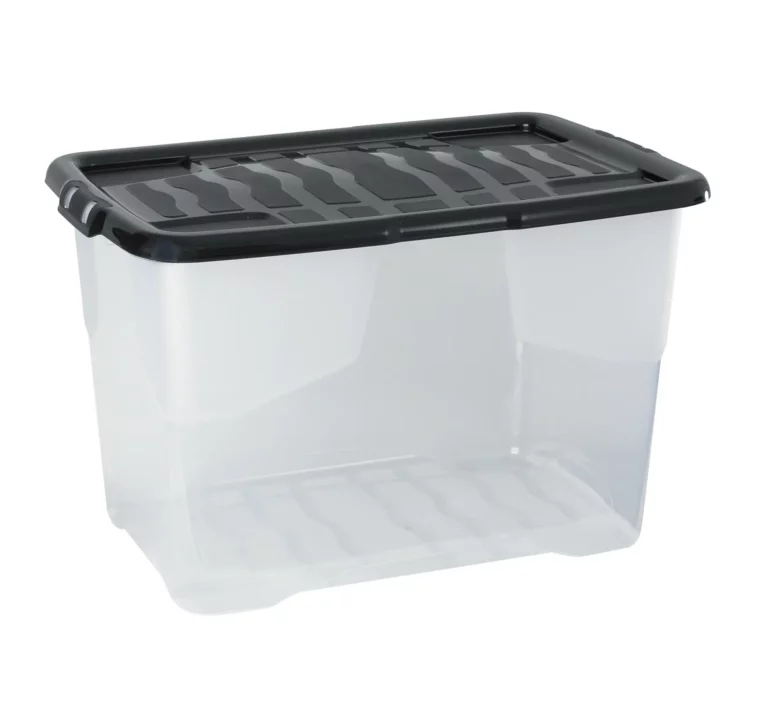 CEP Aufbewahrungsbox Curve 65 l mit Deckel transparent