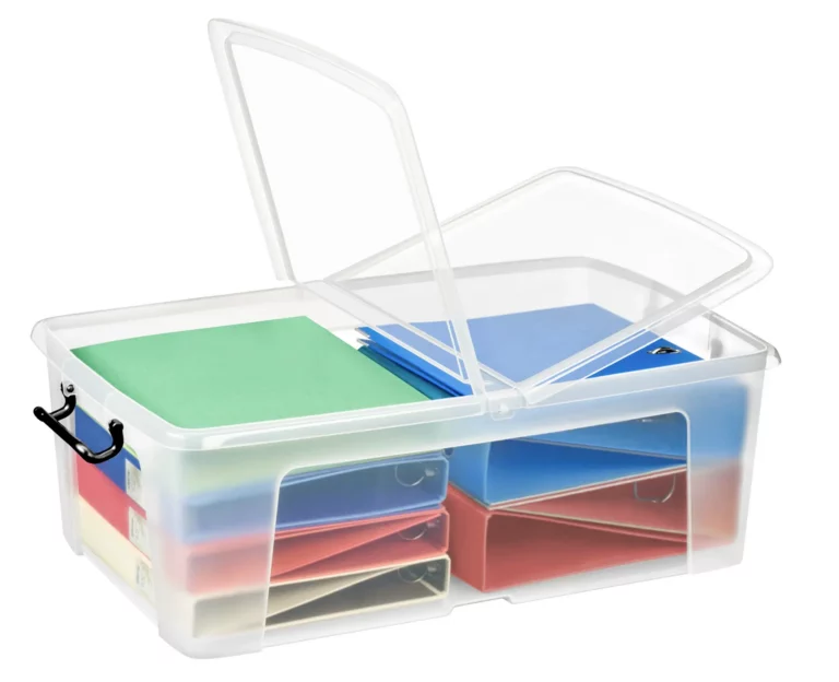 CEP Aufbewahrungsbox Smartbox 50 Liter mit Klappdeckel transparent