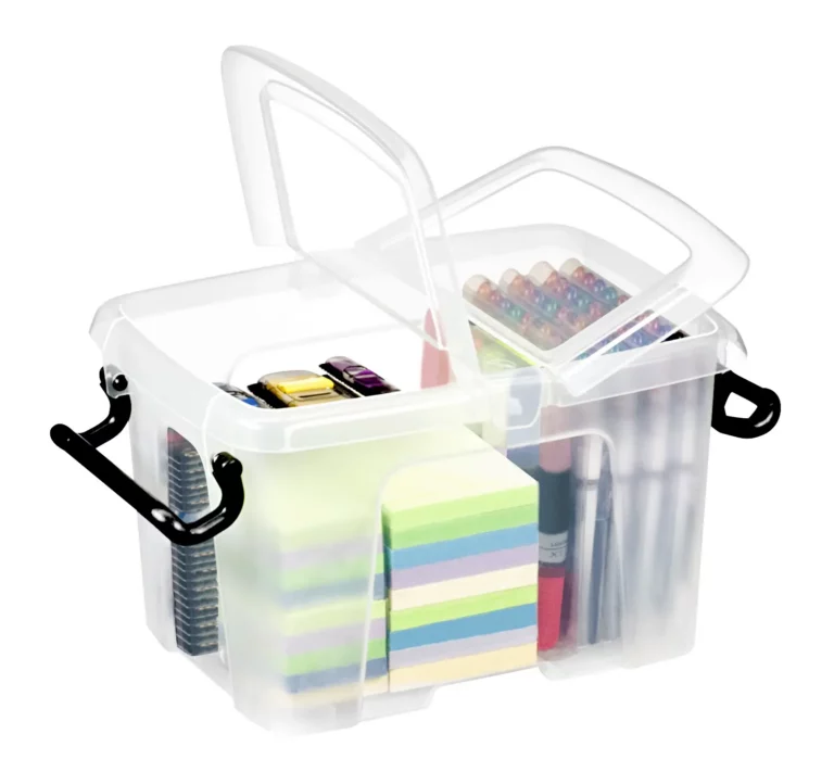 CEP Aufbewahrungsbox Smartbox 6 Liter mit Klappdeckel transparent