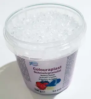 COLOURAPLAST Schmelzgranulat 100 g transparent
