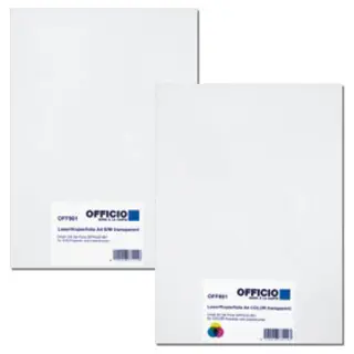 CORONA Laser/Kopierfolie A4 100 Blatt schwarz/weiß