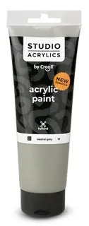 CREALL Acrylfarbe 250 ml grau