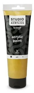 CREALL Acrylfarbe Metallics 250 ml gold
