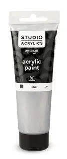 CREALL Acrylfarbe Metallics 250 ml silber