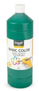 CREALL Plakatfarbe Basic Color 1000 ml dunkelgrün
