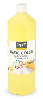 CREALL Plakatfarbe Basic Color 1000 ml hellgelb