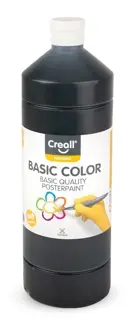 CREALL Plakatfarbe Basic Color 1000 ml schwarz