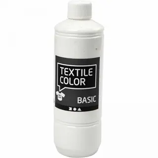 CREATIV COMPANY Textilfarbe Basic 500 ml weiß