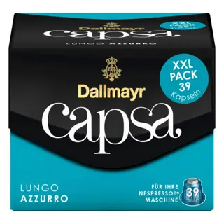 DALLMAYR Kaffeekapseln Capsa Lungo Azzurro 39 Stück