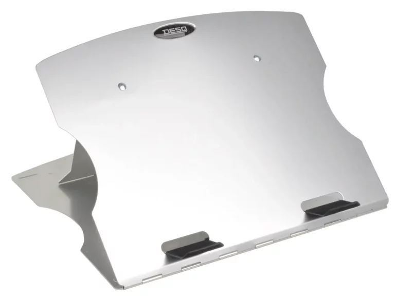 DESQ Notebookständer 1506 inkl. Schutzhülle bis 17" 360° drehbar 350 x 240 x 6 mm silber
