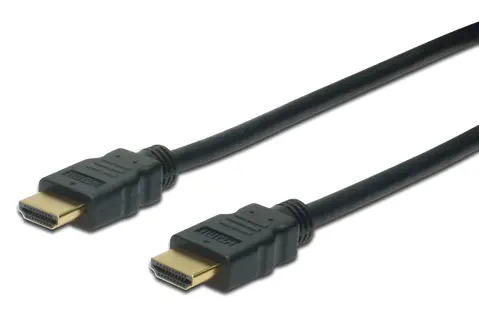 DIGITUS HDMI-Anschlusskabel High Speed mit Ethernet Typ A 5 m schwarz