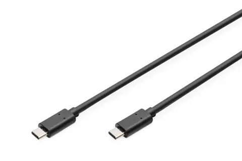 DIGITUS USB-Anschlusskabel 2.0 2x USB-C 3 m schwarz
