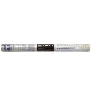 DONAU Buchschutzfolie 8005076 1 Rolle selbstklebend 45 cm x 5 m transparent