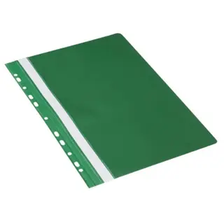 DONAU Schnellhefter 1704001 A4 mit Multilochung PVC grün