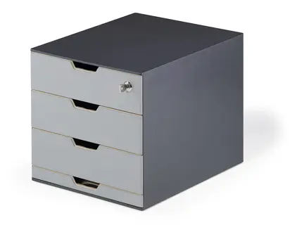 DURABLE Catering Box 3385 COFFEE POINT BOX mit 4 Schubladen 28 x 29
