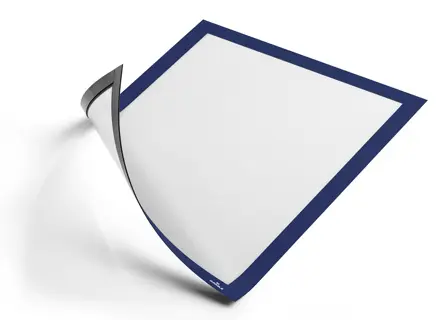 DURABLE Info-Rahmen 4869 DURAFRAME® MAGNETIC 5 Stück A4 magnethaftend dunkelblau
