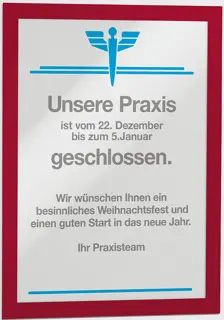 DURABLE Info-Rahmen DURAFRAME® 2 Stück A4 selbstklebend 236 x 323 mm rot