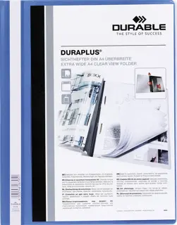 DURABLE Präsentationshefter 2579 DURAPLUS® A4+ Kunststoff 244 x 310 mm blau
