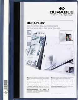 DURABLE Präsentationshefter 2579 DURAPLUS® A4+ Kunststoff 244 x 310 mm dunkelblau