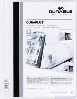DURABLE Präsentationshefter 2579 DURAPLUS® A4+ Kunststoff 244 x 310 mm weiß