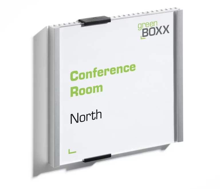 DURABLE Türschild 4802  INFO SIGN aus Acryl/Aluminium 149 x 148